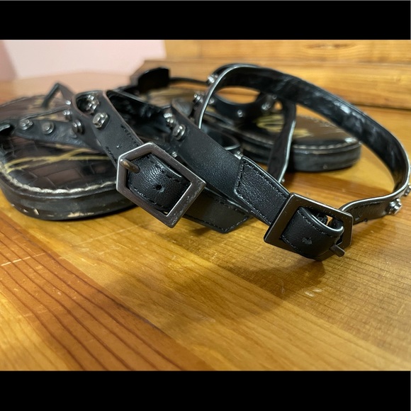Sam Edelman black gladiator sandals size 8 - Picture 3 of 5